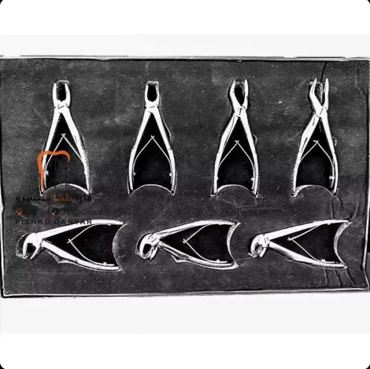 فورسپس اطفال (کیت ۷ عددی و تکی) دنتال دیوایس - dental devices