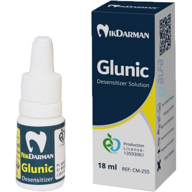 محلول ضدحساسیت گلونیک نیک درمان Glunic Desensitizer Nik Darman